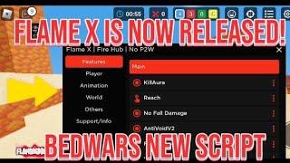 Roblox Bedwars Script for Mobile | Flame X is now Released! Showcase