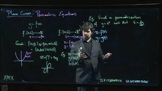 Plane Curves: Parametric Equations - 03 Example: Finding a Parametrization