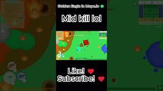 Golden Eagle in Mope.io Vs. Mohio  #shorts #bettermope #gaming #memes #funny #mopeio #viral #fyp