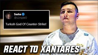 CASTERS REACT TO XANTARES TERMINATOR AIM! (TURKISH GOD OF COUNTER-STRIKE)