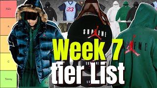 Supreme x Jordan TIER LIST Week 7