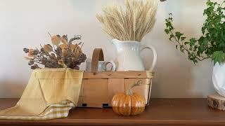 Weekend Inspirations: Decorating On A Budget ~ A Vintage Basket Home Decor