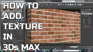 How to add Texture in 3ds Max - 3ds max texture a house