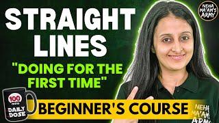 STRAIGHT LINES BEGINNER'S COURSE JEE 2025 / 2026 FULL PREP FROM BASICS | MATHEMATICALLY INCLINED |