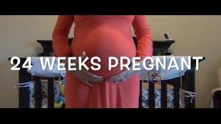 24 Weeks Pregnant + Belly Shot