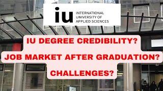 Credibility of IU Degree | German Job Market Insights & Challenges After Graduation