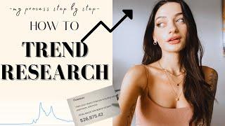 How To Trend Research - Full Tutorial Trend Research for Print on Demand Dropshipping