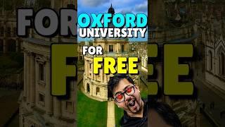 Study in University of Oxford for FREE#studyabroad #studyabroadfree #oxforduniversity #foreign