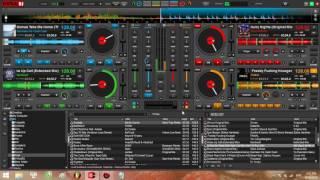 Virtual Dj 8 (4 deck) - Freestyle EDM Mix #2 (new 2017)