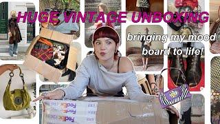 RIESIGES Vintage-Unboxing mit über 50 Teilen!!!  Wir haben die ultimative Vamp-Garderobe der 90e...