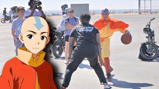 Aang (Avatar Last Airbender) Hooping In Real Life BTS