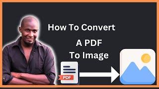 How To Convert A PDF Into An Image