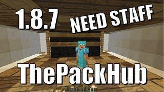 [NEW] Minecraft Server 1.8.7 NEED STAFF AND PLAYERS  {Hub and Spawn} "#1 Factions Server"