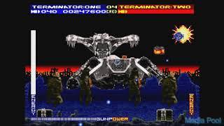 Terminator 2: The Arcade Game (Super Nintendo) Game Playthrough Retro game