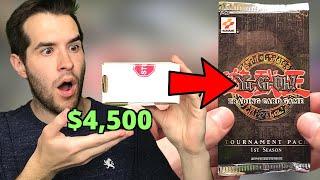 Opening The FIRST Yugioh Tournament Pack Box EVER! ($4,500)