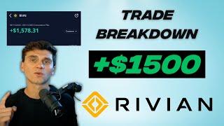 +$1500 on $RIVN Call Options (Step by Step): Trade Breakdown #SPY #OptionsTrading