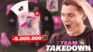 5 Million Coin Discard in Team Takedown!!!