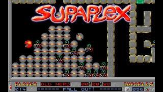 Supaplex | #14 Fall Out! | PC (DOS) Gameplay 4K