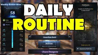 MY DAILY ROUTINE IN LOST ARK | BEST WAY TO PROGRESS FAST