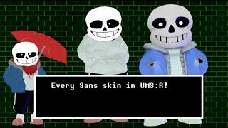 Undertale Monster Survival: Remastered - All Sans Skins Showcase + Gameplay