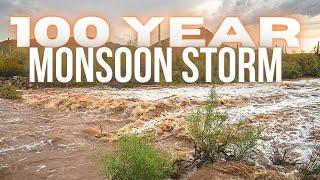 Massive Monsoon Storm Floods Phoenix Arizona