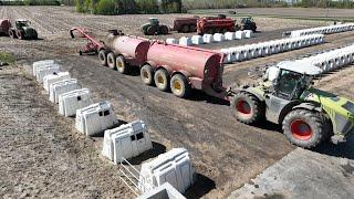 CANADIAN FARMER - PART 1- LARGEST MANURE EQUIPMENT ASSEMBLY - EVER. The most equipment I have filmed
