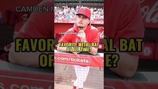 Best metal bat of all time?  #baseball #bat #mlb