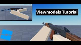 How to make VIEWMODELS in Roblox Studio | Tutorial