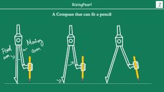 How to draw using a compass and a pencil?