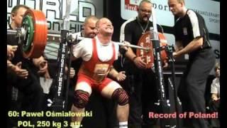 P.Osmialowski 250kg squat p3 60kg class