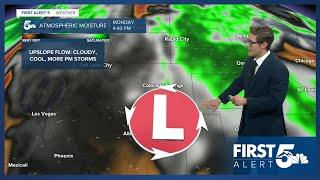Cool and stormy on Memorial Day, with more sunshine than Sunday