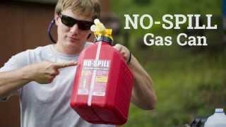 No Spill Gas Can