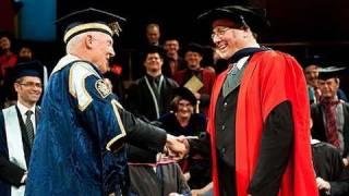 Honorary doctorate presented to Sir Richard Taylor