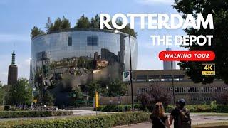 4K Walking Tour of Rotterdam’s The Depot | Explore the Iconic Art Storage Building