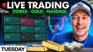 Live Trading Forex, Gold, And Nasdaq (Scalping ORB Strategy)