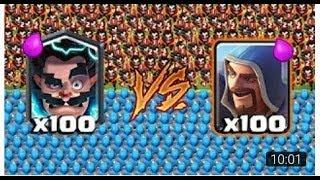 Громовержец•VS•Колдун| Chellenge CLASH ROYALE|