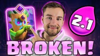 This 2.1 Elixir Deck COUNTERS EVERYTHING! (Insane Win Rate)