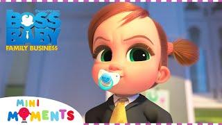 My baby is a SPY!?! ‍️ | Boss Baby: Family Business | Extended Preview | Mini Moments