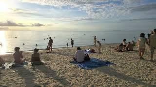 Zen beach in August