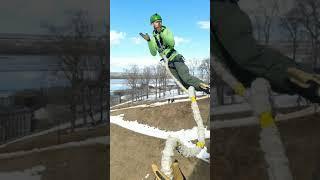 Прыжок с моста. Нижний Новгород #catsteam #ropejumping # прыжкисверевкой