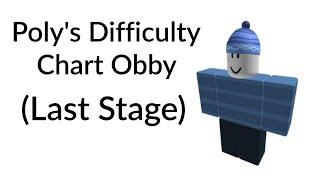 Poly's Difficulty Chart Obby - Last Stage