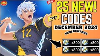 TODAY️DECEMBERCODES️THE SPIKE VOLLEYBALL STORY COUPON CODES * THE SPIKE VOLLEYBALL REDEEM CODES