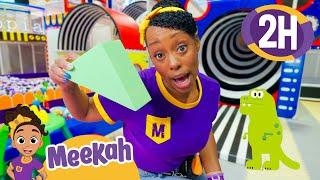 A Day of Play at Kidztopia with Meekah! | 2 HR OF MEEKAH! | Educational Videos for Kids