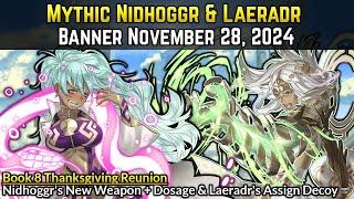 Mythic Níðhöggr & Læraðr (New Dosage Status + Barricade's Warp Bubble) | Banner Nov.2024