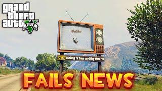 GTA 5: FUNNY MOMENTS - STUNTS & FAILS #Shorts