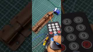 IR Remote Controlled Door Lock system #electronics #miniproject