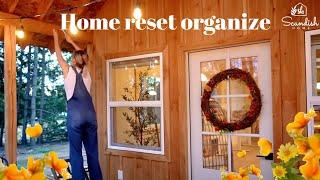 HOME ORGANIZING, HOME RESET, TIDY UP, COOKING, DECORATING