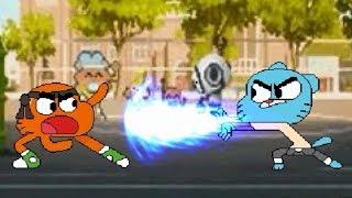 Gumball and Darwin Fights - Player 1 vs. Player 2 | SIBLING FIGHTS! | BEST OF 3