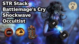 PoE3.15 |StrStack Battlemage's Cry Shockwave Occultist |Build Showcase