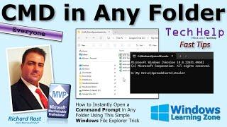 How to Instantly Open a CMD Command Prompt in Any Folder Using This Windows File Explorer Trick